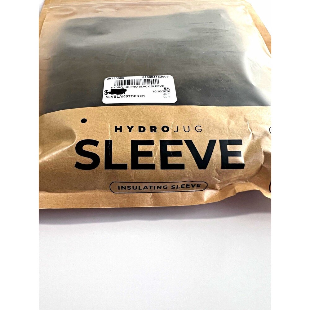 HydroJug Pro Black Insulating Sleeve, Insulated, Set Includes Sleeve, 1 Pack